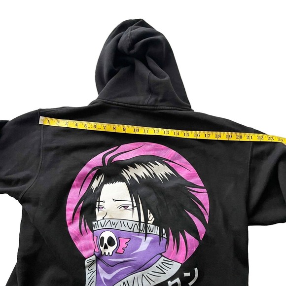 Hypland Hunter X Hunter Mens Black Hoodie Medium M Pullover Sweatshirt HXH Anime - Picture 10 of 12
